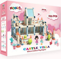 Thumbnail for 3D PRINCESS CASTLE VILLA DOLL HOUSE BUILDING - 233PCS