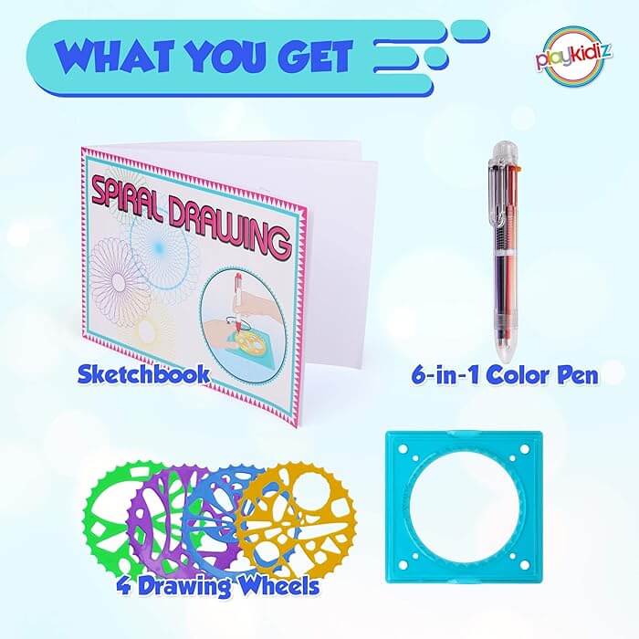 ART SPIRAL DRAW SET FOR KIDS