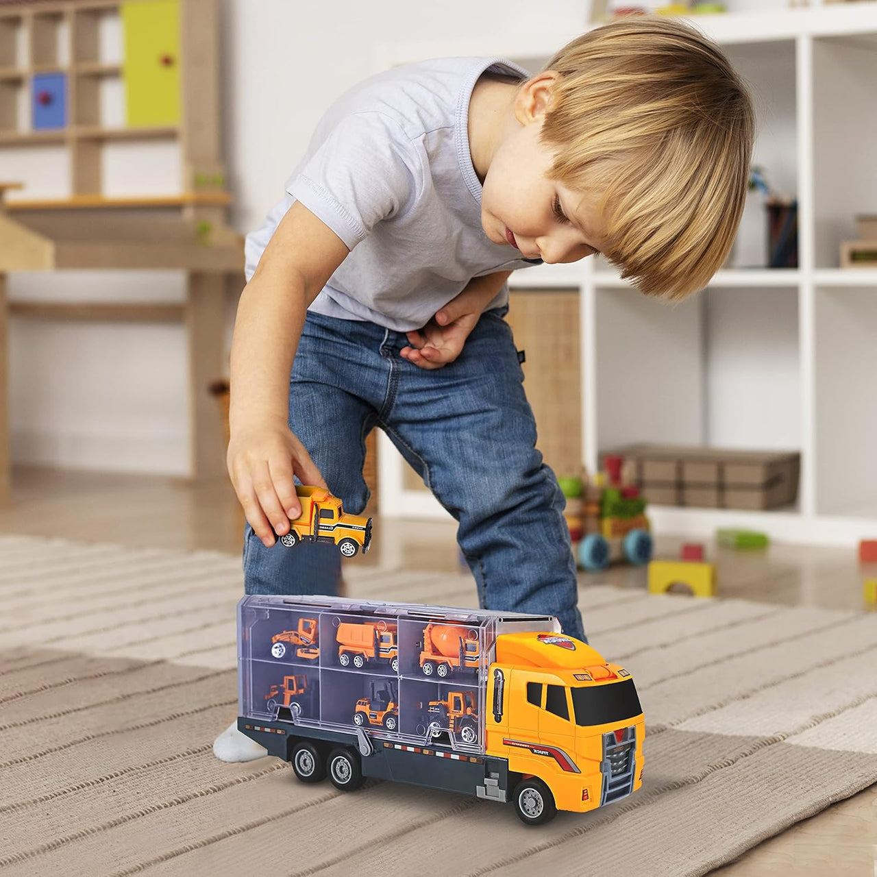 7 IN 1 CONSTRUCTION CONTAINER TRUCK