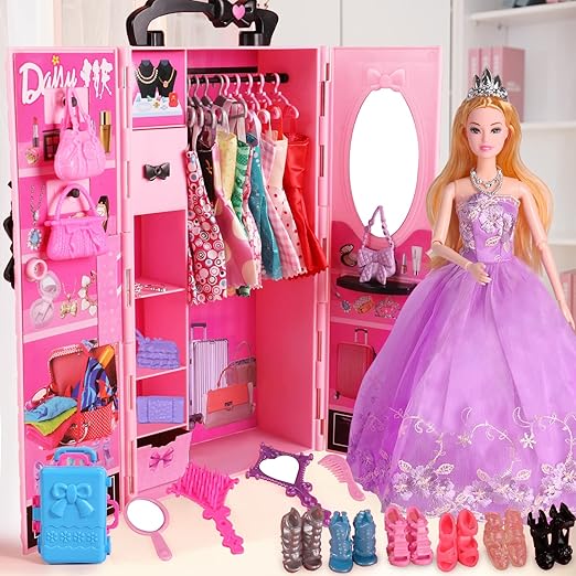 DOLL WARDROBE PLAYSET TOY