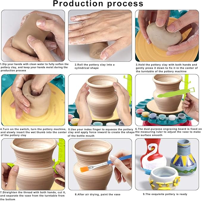 DIY SUNFLOWER POTTERY MACHINE