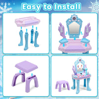 Thumbnail for MAKEUP & FASHION DRESSING TABLE WITH LIGHT & SOUND