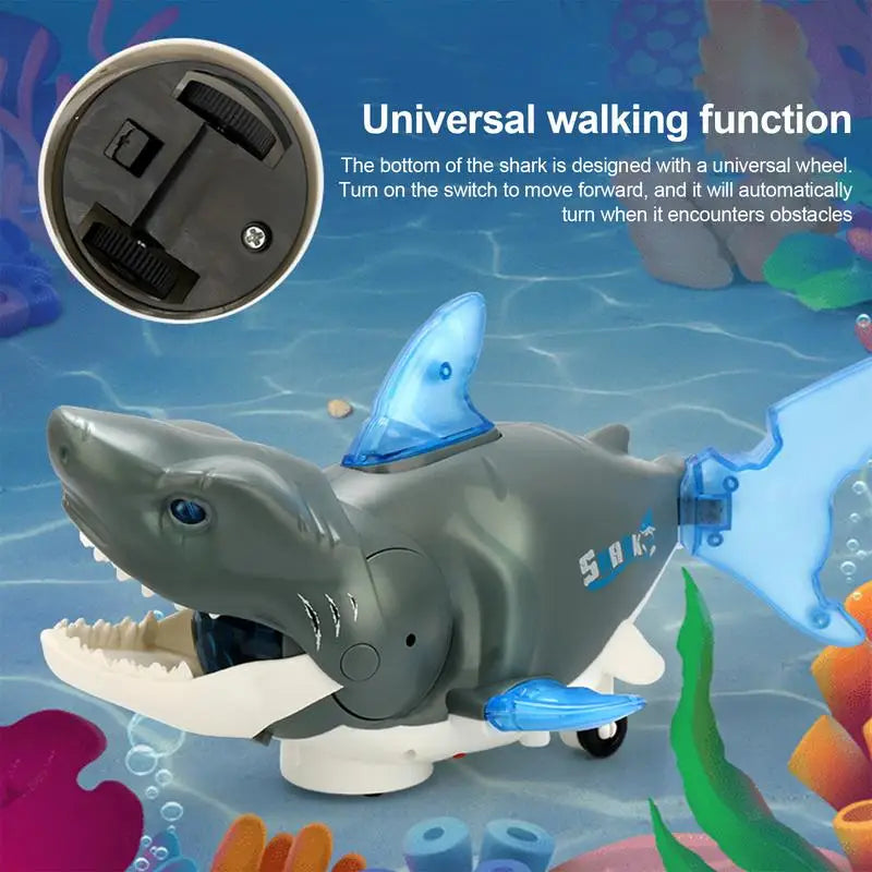 MUSICAL SHARK TOY WITH LIGHT AND MUSIC