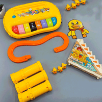 Thumbnail for 2 IN 1 MULTI-FUNCTIONAL PIANO SET & DUCK RACING TRACK