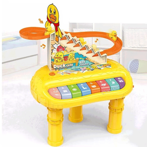 2 IN 1 MULTI-FUNCTIONAL PIANO SET & DUCK RACING TRACK