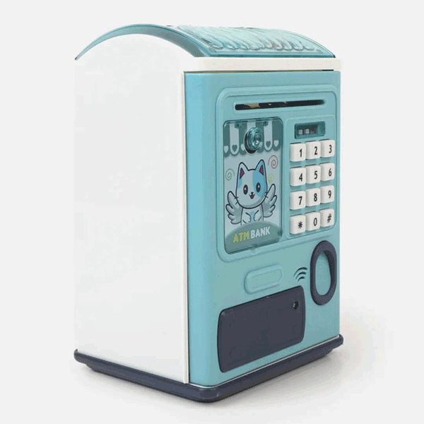 KIDS PREMIUM PASSWORD PROTECTED AUTO MONEY BOX & ATM