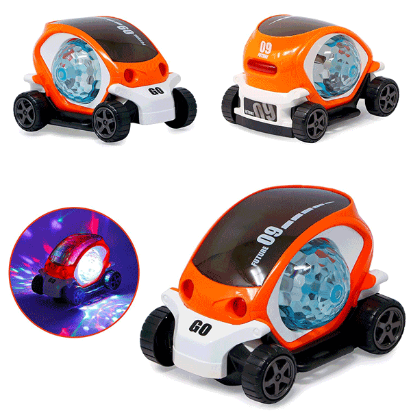 360 3D LIGHTNING & MUSICAL TOY CAR FOR KIDS