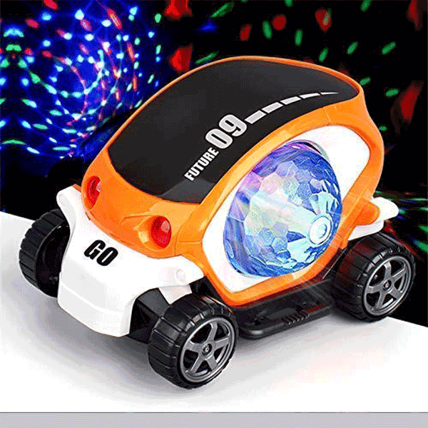 360 3D LIGHTNING & MUSICAL TOY CAR FOR KIDS