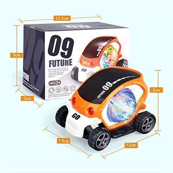 360 3D LIGHTNING & MUSICAL TOY CAR FOR KIDS