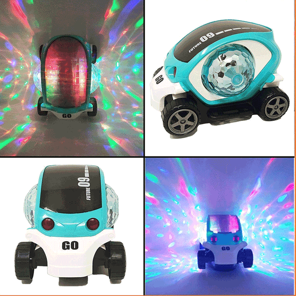 360 3D LIGHTNING & MUSICAL TOY CAR FOR KIDS