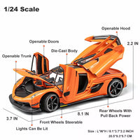 Thumbnail for 1:24 KOENIGSEGG JESKO ALLOY DIECAST MODEL