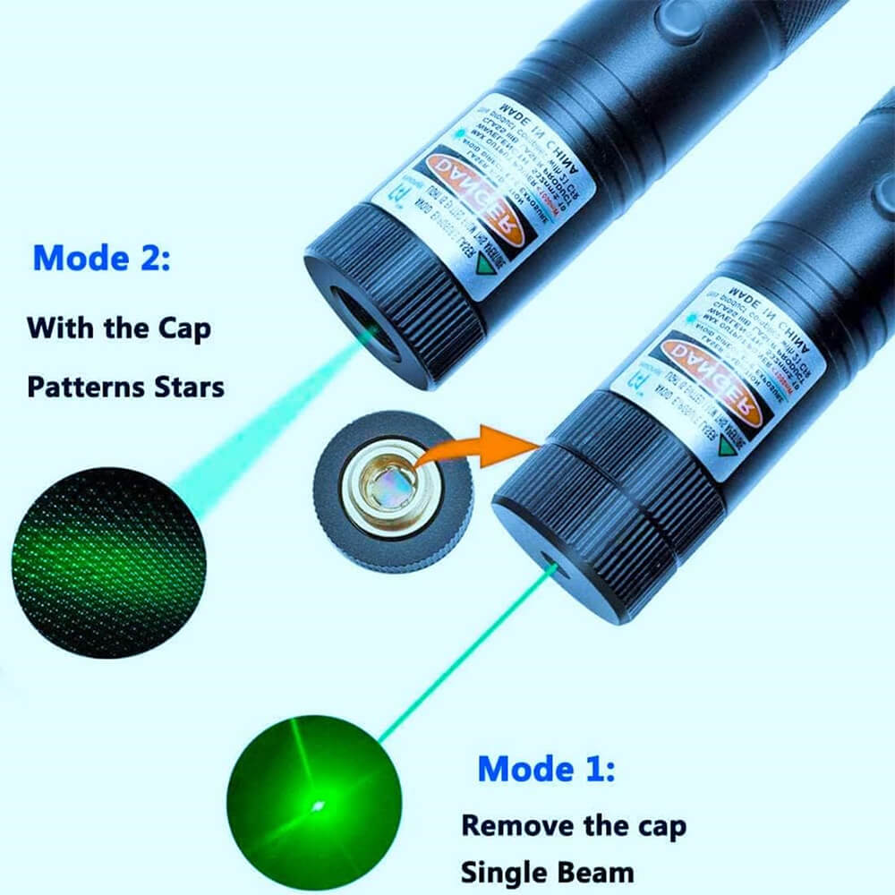 GREEN HEAVY RECHARGEABLE LAZER POINTER