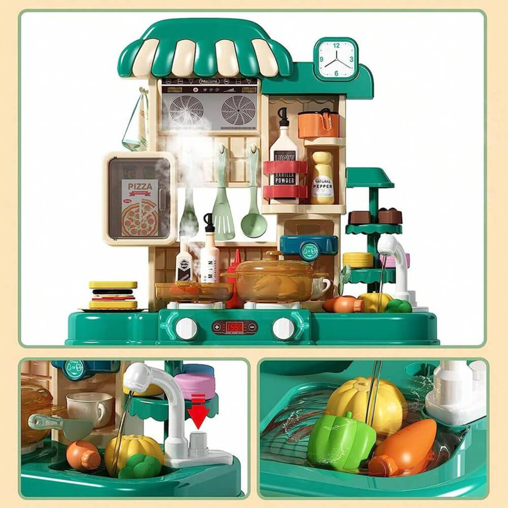 REALISTIC SPRAYS EASY TO ASSEMBLE KITCHEN SET - 48 PCS