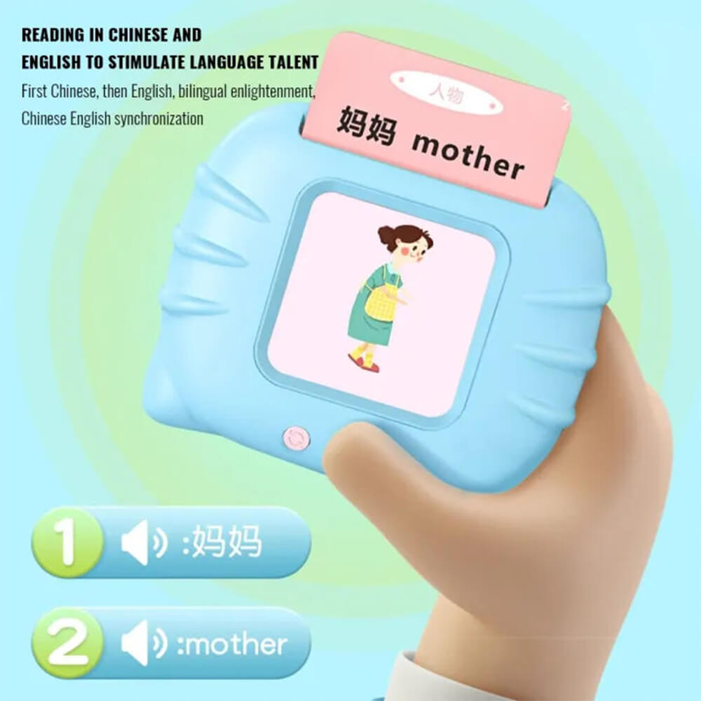 RECHARGEABLE FLASH CARD READER TODDLER TOY