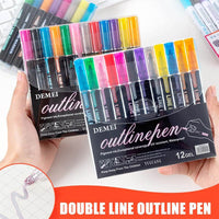 Thumbnail for 12 PCS - GEL OUTLINER PEN