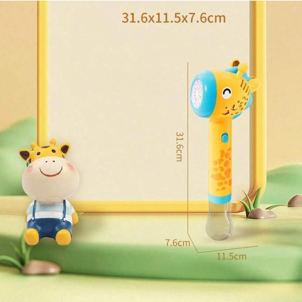 GIRAFFE BUBBLE GUN FOR KIDS