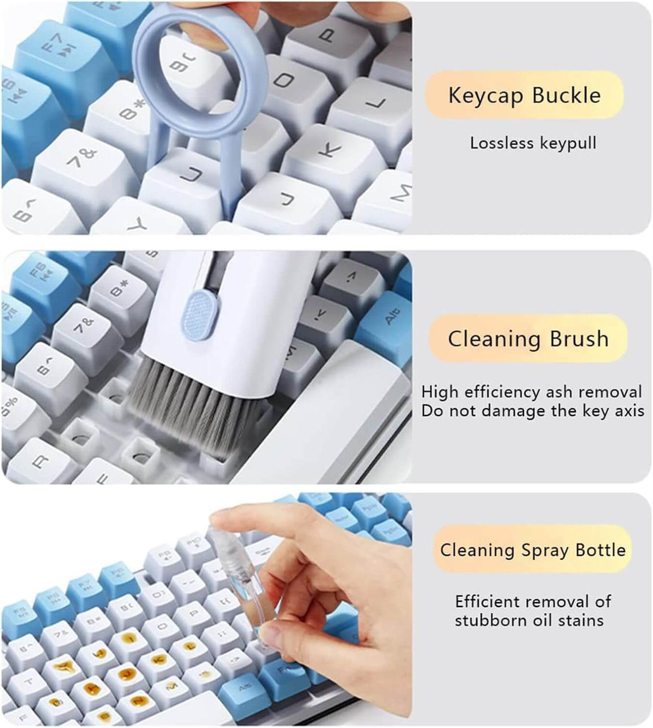 7 IN 1 MULTIFUNCTIONAL CLEANER BRUSH KIT