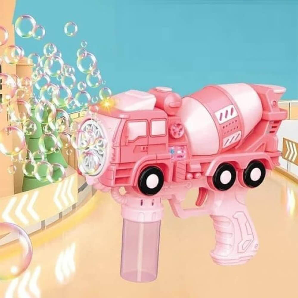 CONSTRUCTION TRUCK THEME BUBBLE GUN