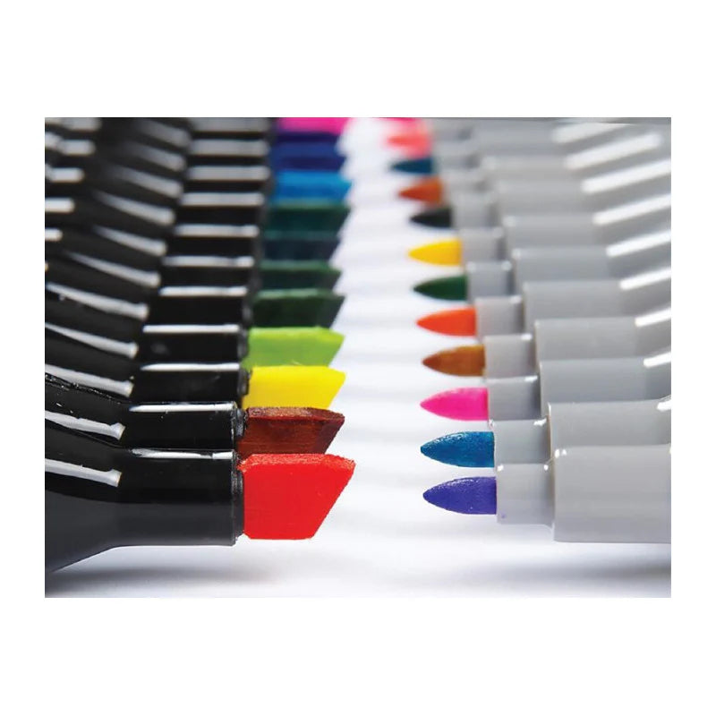 ART MARKERS 36 COLORS DOUBLE SIDED