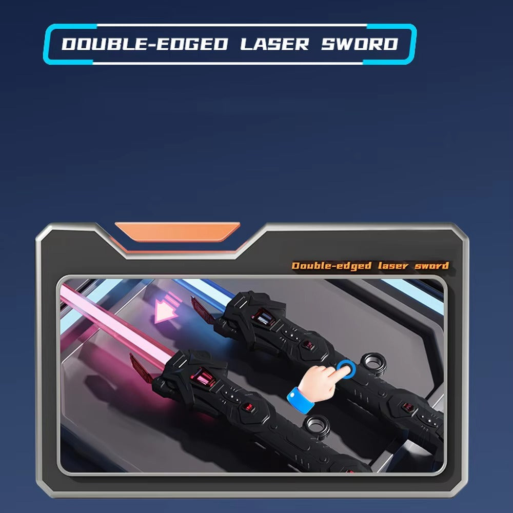 RAINBOW TELESCOPIC EXTENDABLE LASER SWORD
