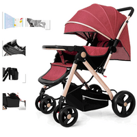 Thumbnail for BABY STROLLER WITH BIG SIZE & WHEEL FOLDABLE