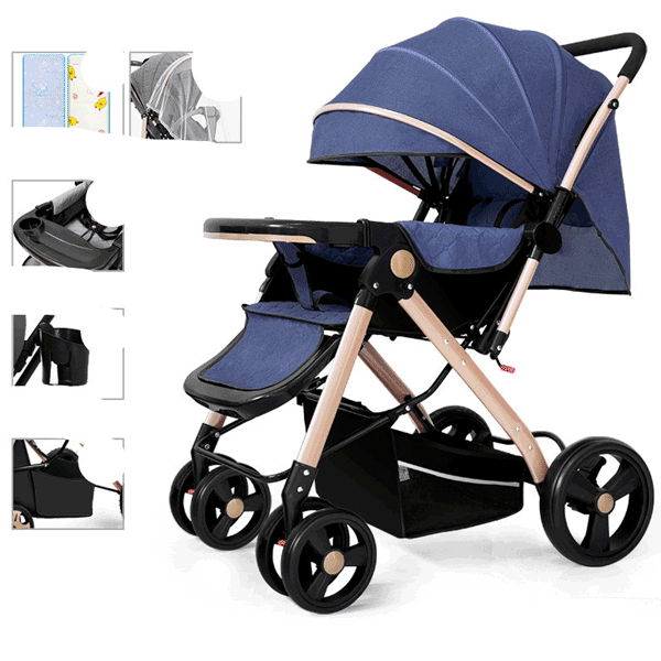 Baby stroller with big wheels hotsell