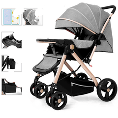 Baby stroller 2024 big wheels