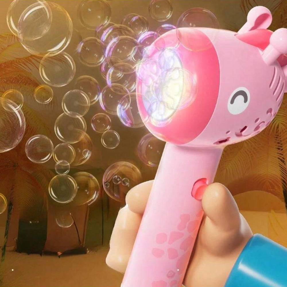 GIRAFFE BUBBLE GUN FOR KIDS