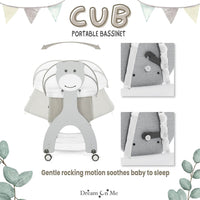 Thumbnail for NEWBORN BABY CRADLE WITH CUTE BEAR DESIGN