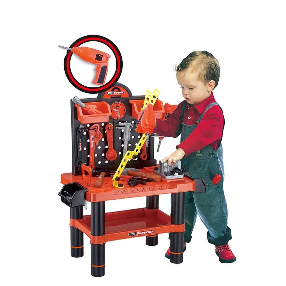 BRICOLAGE AND TOOLS MULTIFUNCTIONAL PLAYSET FOR KIDS