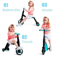 Thumbnail for 2 IN 1 MULTIFUNCTIONAL KICK SCOOTER & TRICYCLE