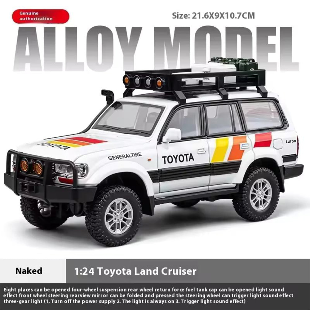 1:24 TOYOTA LAND CRUISER LC80 ALLOY DIECAST MODEL