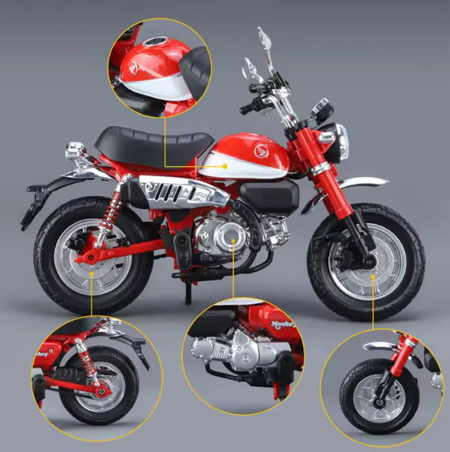 1:12 MINI DIECAST HONDA MONKEY MODEL BIKE