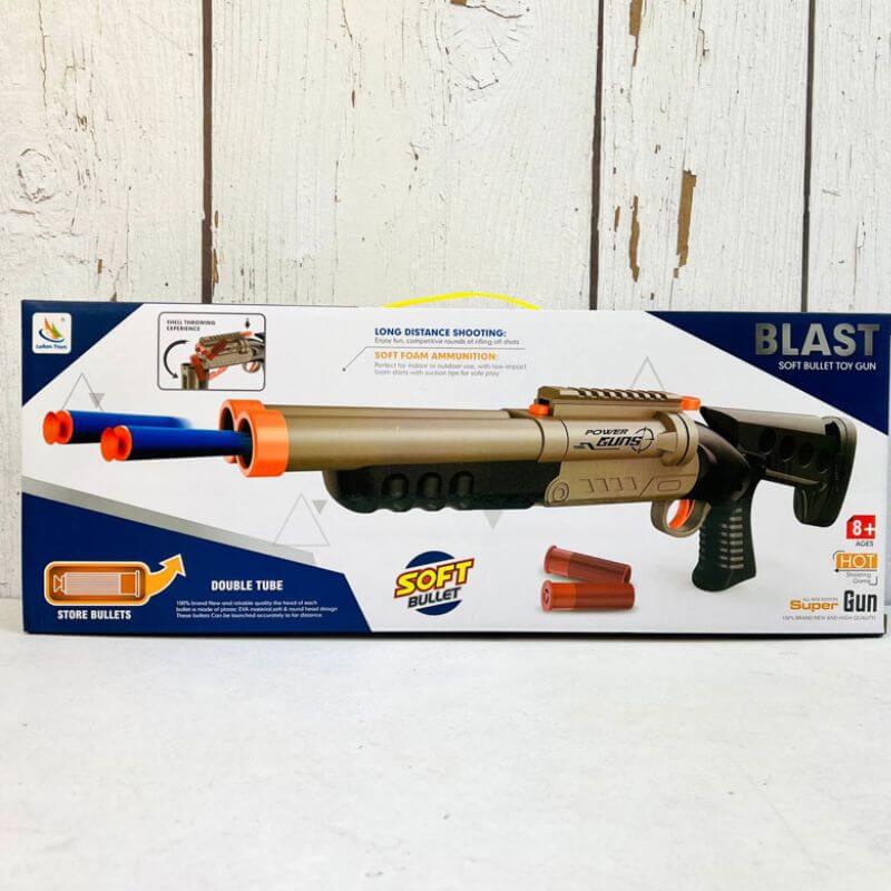 DOUBLE BLAST SOFT BULLET GUN FOR KIDS