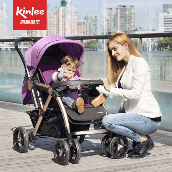 KINLEE BIG SIZE BABY STROLLER FOLDABLE & 2 WAY HANDLE