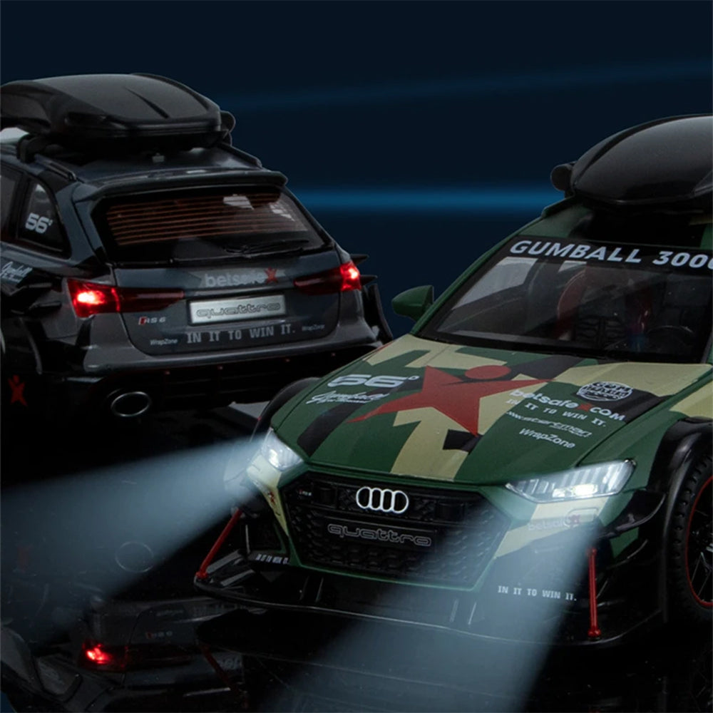 1:24 AUDI RS 6 QUATTRO  ALLOY DIECAST MODEL