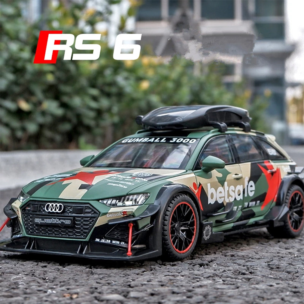 1:24 AUDI RS 6 QUATTRO  ALLOY DIECAST MODEL