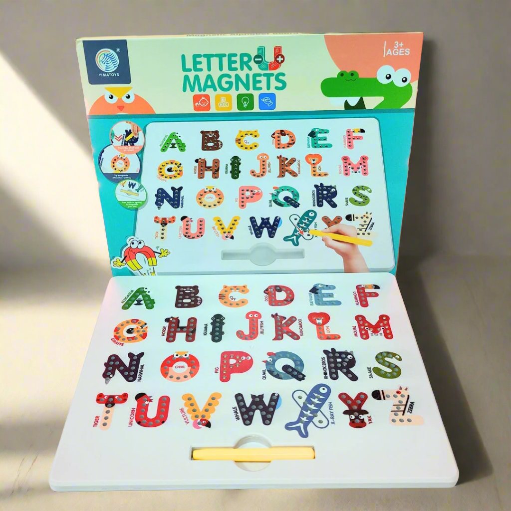 ANIMALS AND ALPHABETS MAGNETIC WRITING PAD