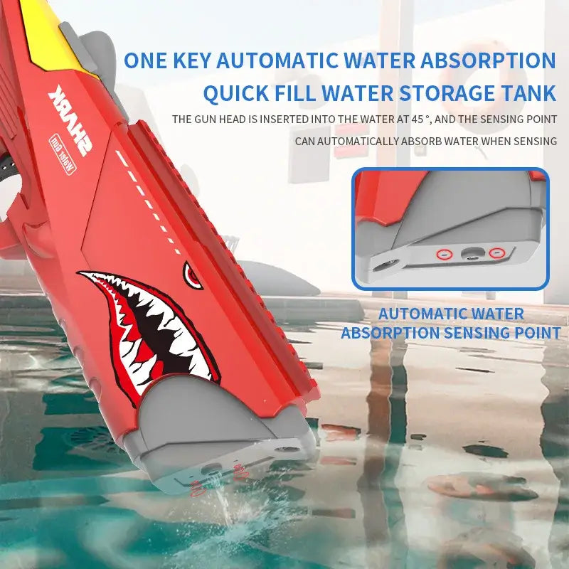 AUTOMATIC HIGH PRESSURE ELECTRIC SHARK WATER GUN