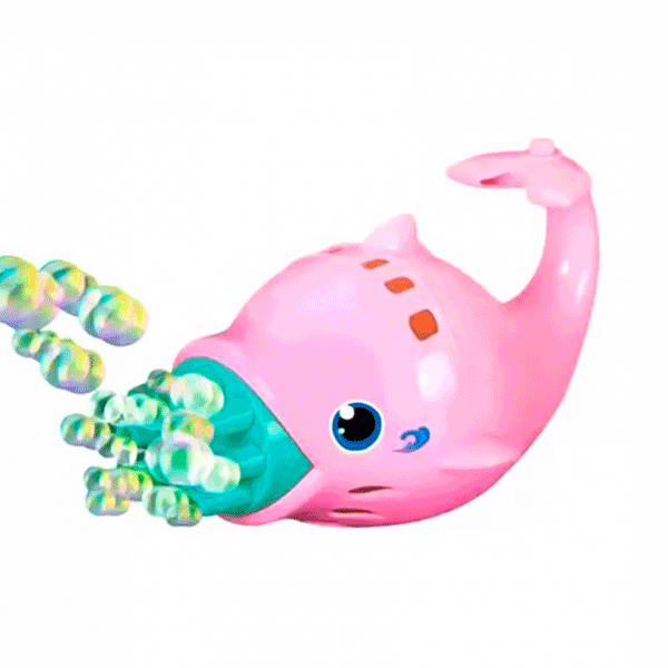 DOLPHIN AUTO BUBBLE GUN WITH BUBLES LIQUED