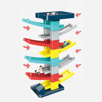 Thumbnail for THE GLIDING RAIL CAR 6-LAYER TRACK BUILDING BLOCK TOY