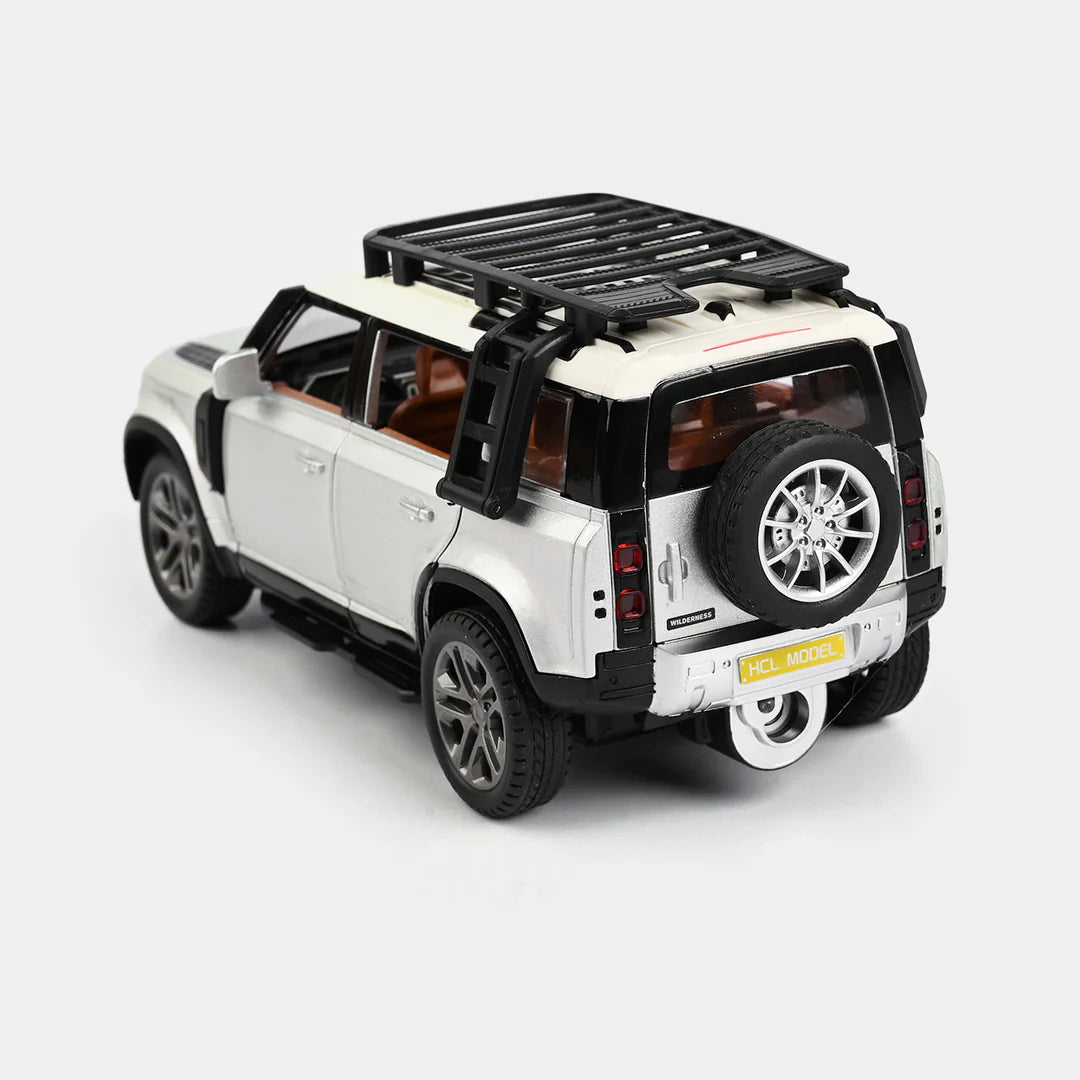 1:22 RC LAND ROVER DEFENDER DIECAST CAR LIGHT AND SOUND WITH SMOKE EFFECT