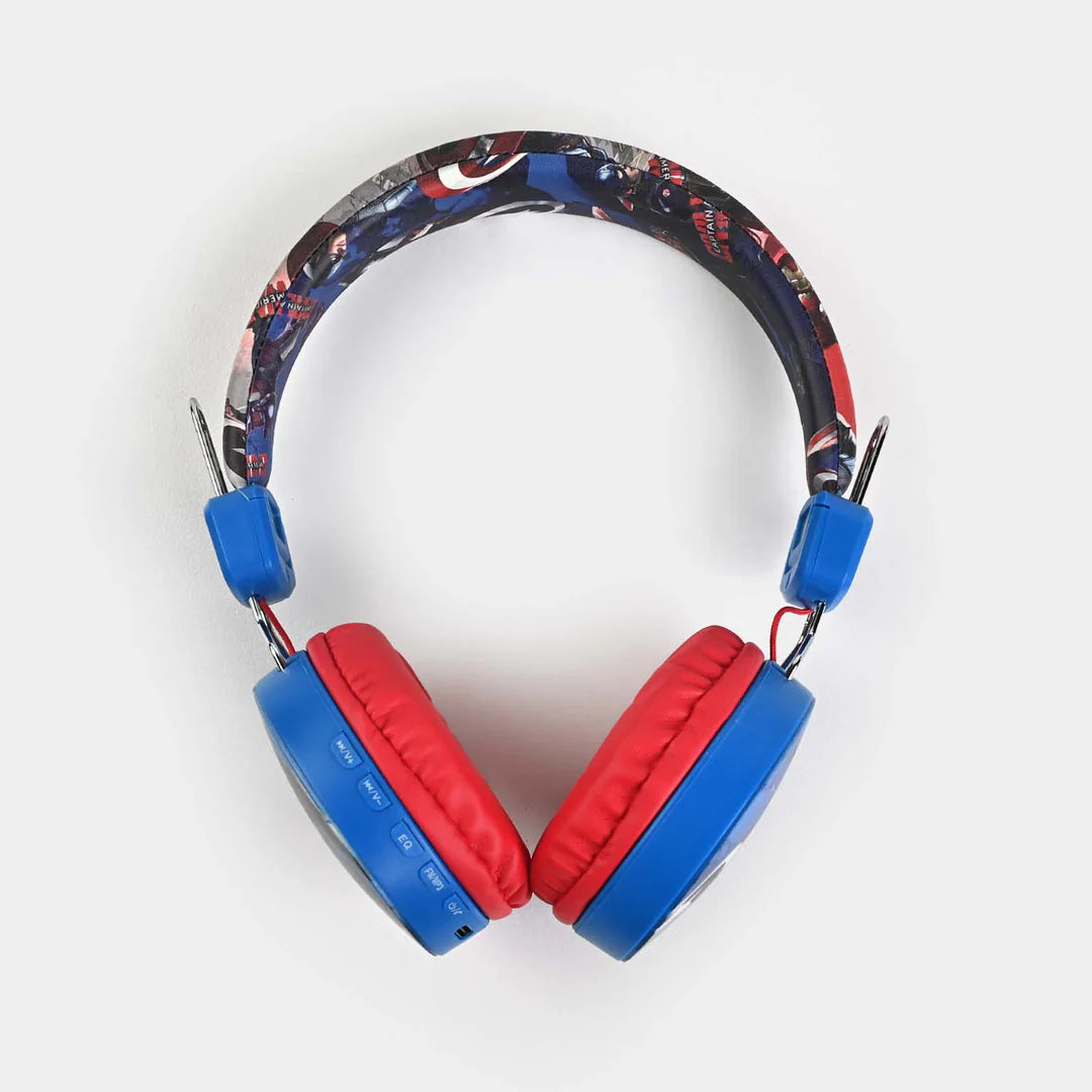 CAPTAIN AMERICA WIRELESS HEADPHONE SET FOR KIDS
