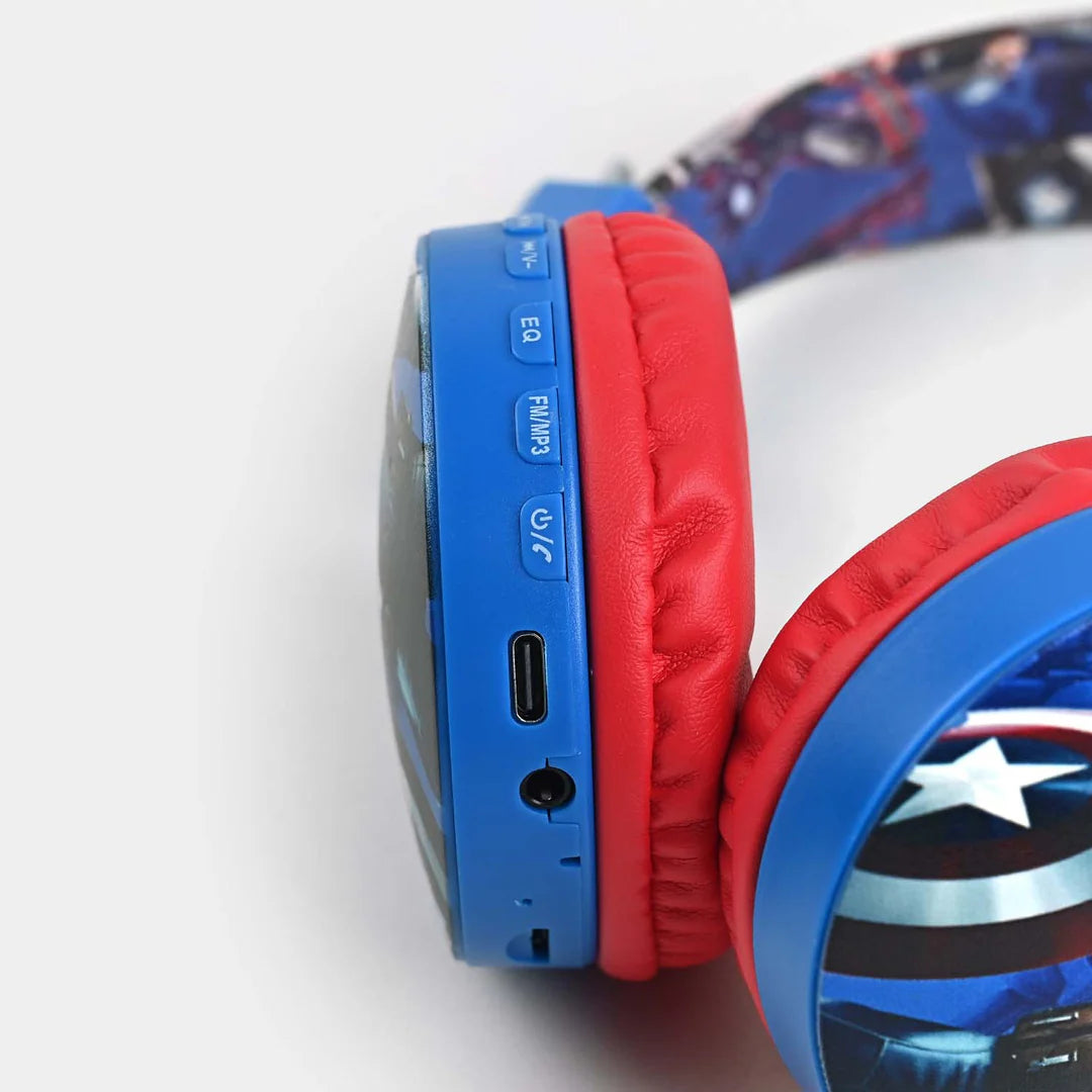 CAPTAIN AMERICA WIRELESS HEADPHONE SET FOR KIDS
