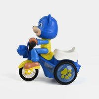 Thumbnail for SPIN ELECTRIC TRICYCLE TOY WITH LIGHTS & MUSIC