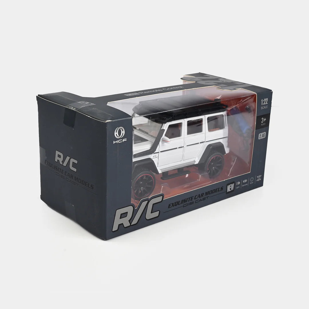 1:22 RC MERCEDES BENZ G-CLASS DIECAST CAR LIGHT AND SOUND WITH SMOKE EFFECT