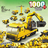 Thumbnail for CONSTRUCTION ENGINEERING CRANE BLOCKS SET - 1000PCS