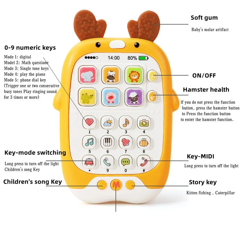 MULTIFUNCTIONAL ENTERTAINING PHONE FOR KIDS