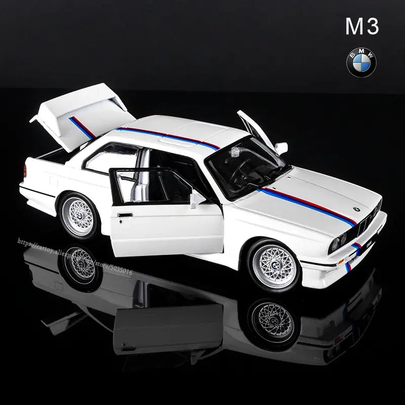 BURAGO 1:24 1988 BMW M3 ALLOY DIECAST MODEL