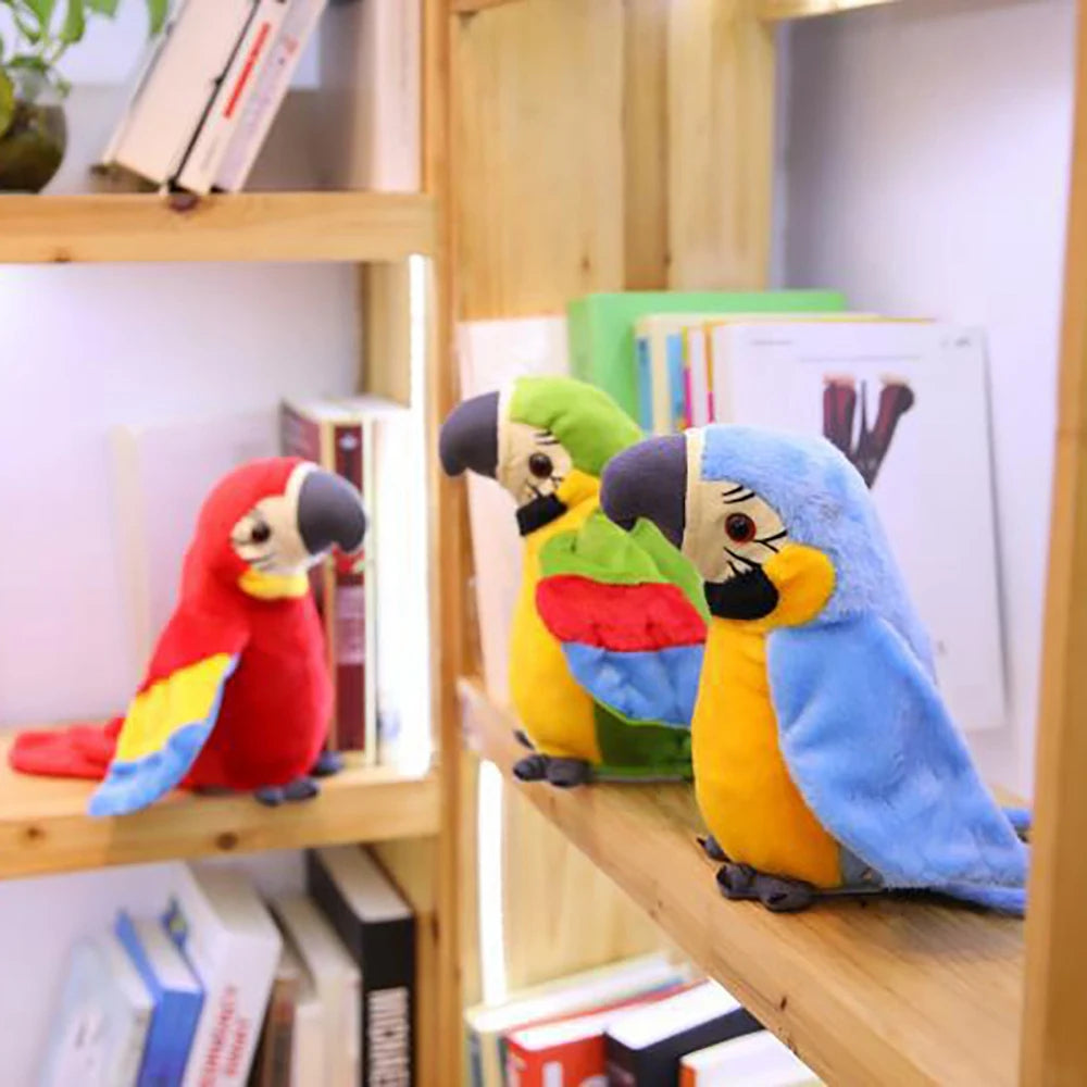 SOFT TALKING PLUSH PARROT